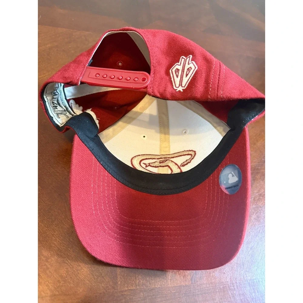 Vtg 2000s Arizona Diamondbacks Snake‎ D Logo Snapback Hat MLB Baseball Cap OSFA